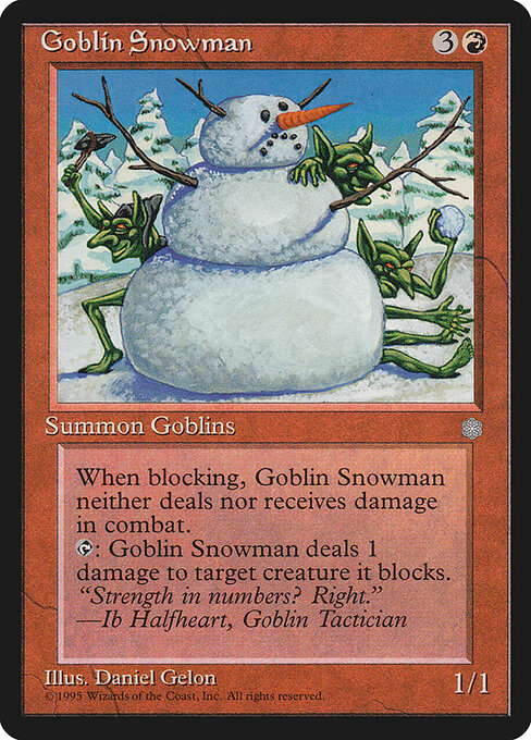 Goblin Snowman 191