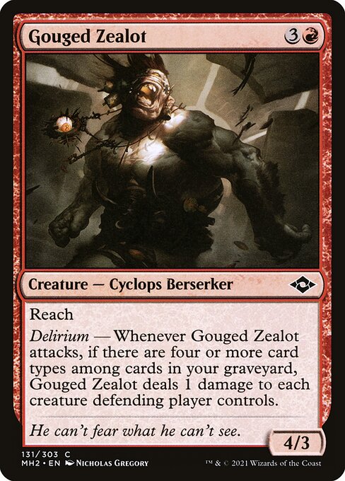 Gouged Zealot 131