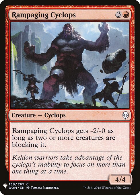 Rampaging Cyclops DOM-139