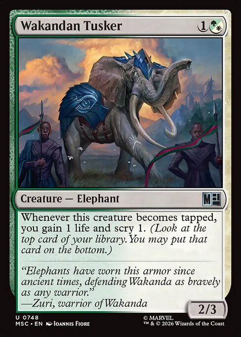 Wakandan Tusker 748