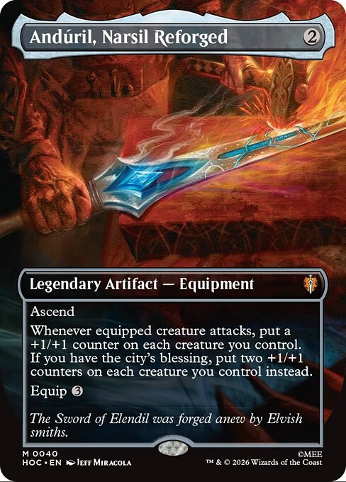 Andúril, Narsil Reforged 40