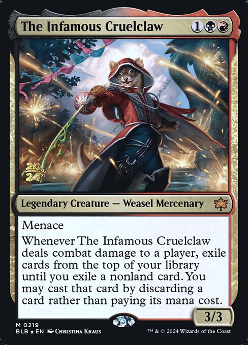 The Infamous Cruelclaw 219s