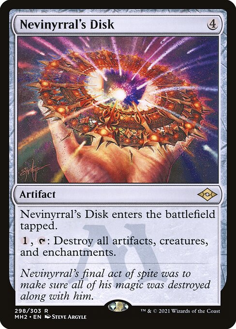 Nevinyrral's Disk 298