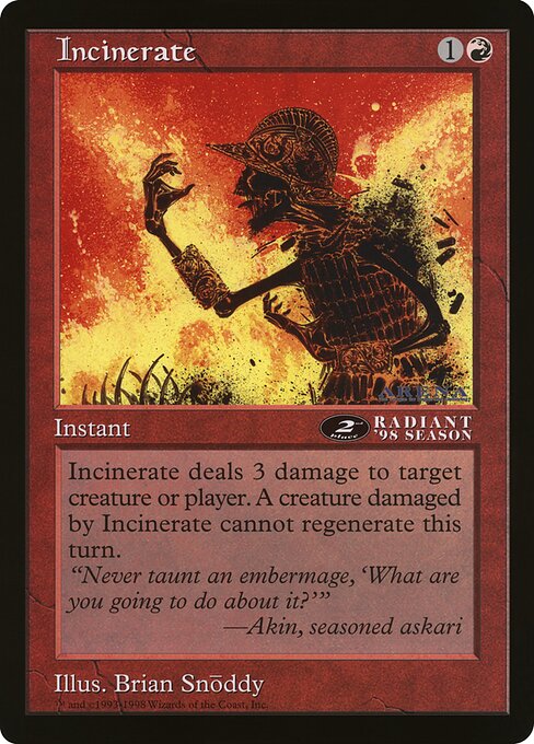 Incinerate 43