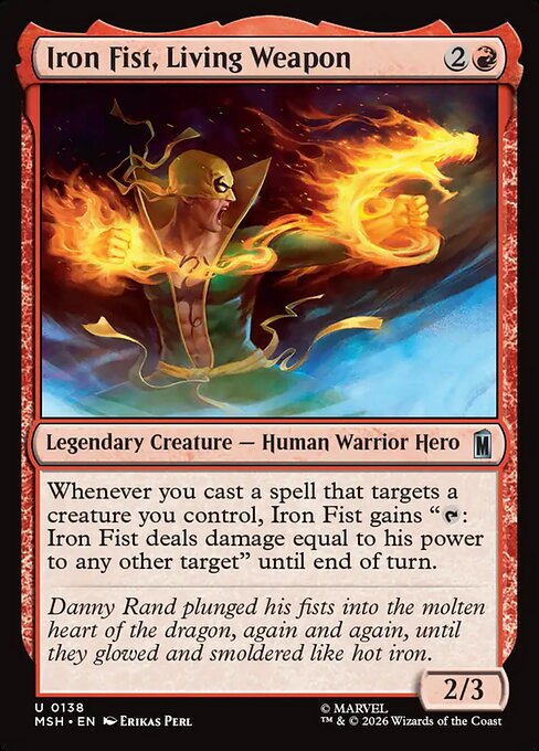 Iron Fist, Living Weapon 138