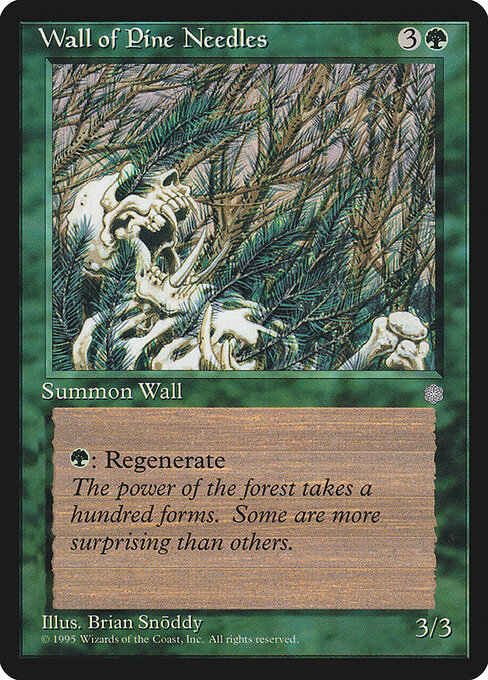 Wall of Pine Needles 274