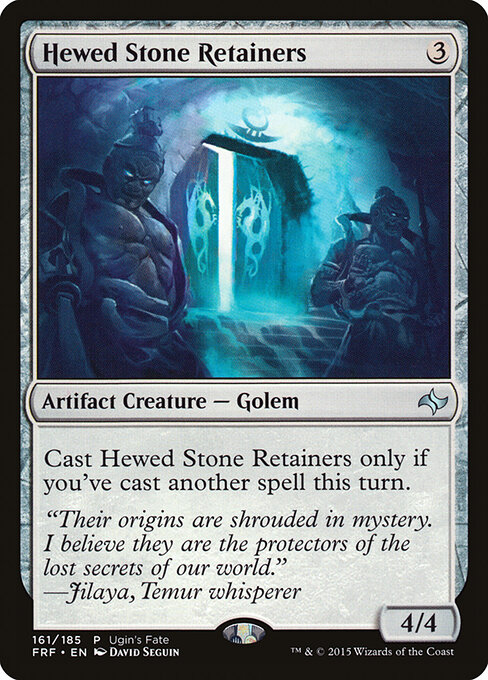 Hewed Stone Retainers 161