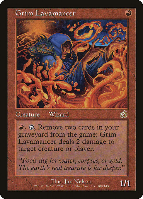 Grim Lavamancer 100
