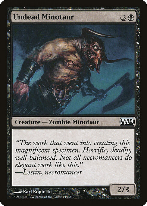 Undead Minotaur 119