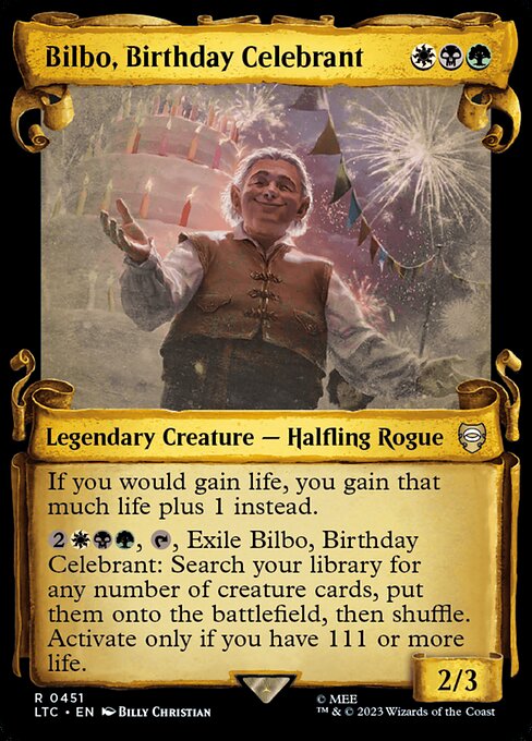Bilbo, Birthday Celebrant 451