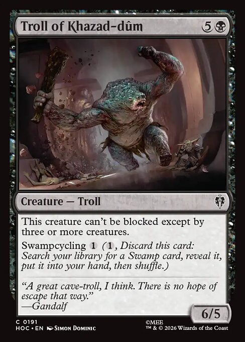 Troll of Khazad-dûm 191
