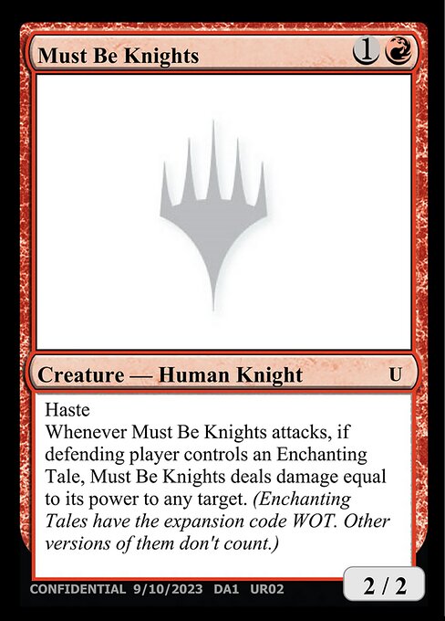 Must Be Knights UR02a