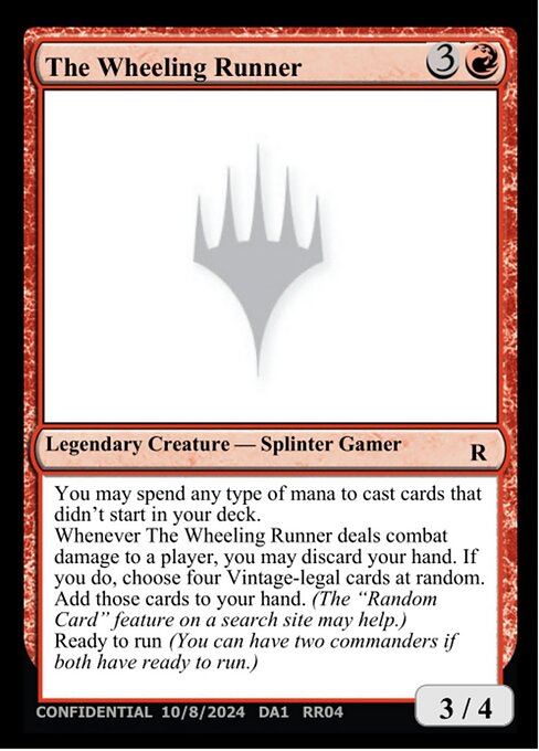 The Wheeling Runner RR04d