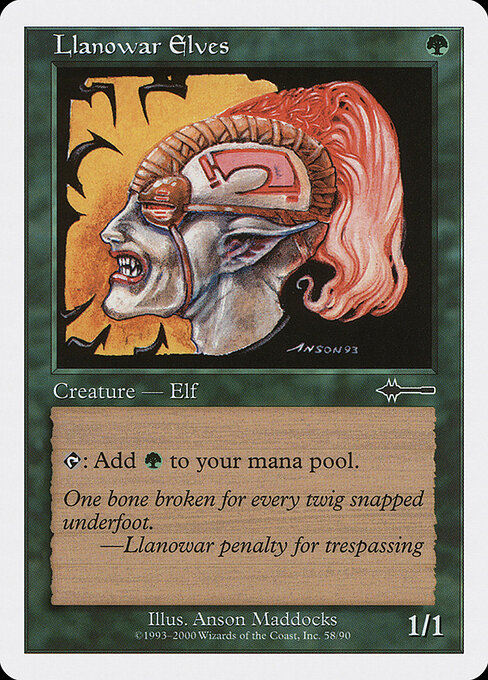 Llanowar Elves 58