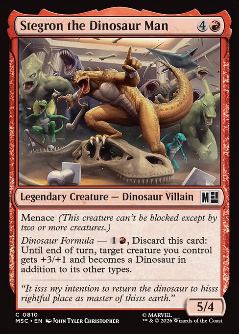 Stegron the Dinosaur Man 810