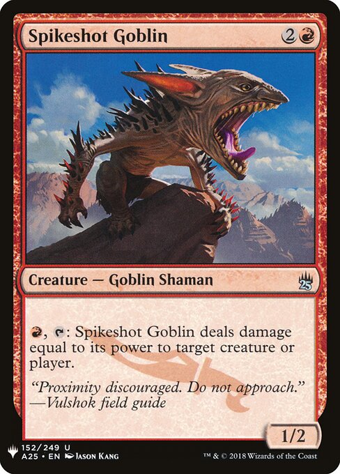 Spikeshot Goblin A25-152