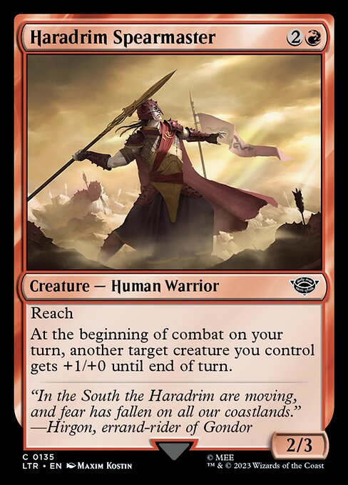 Haradrim Spearmaster 135