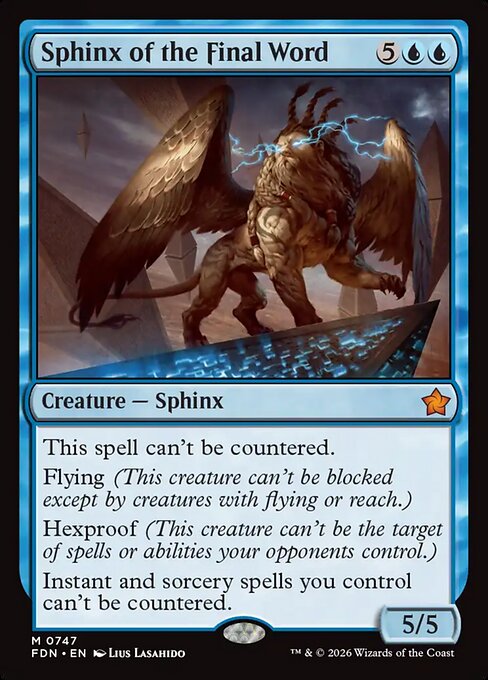 Sphinx of the Final Word 747