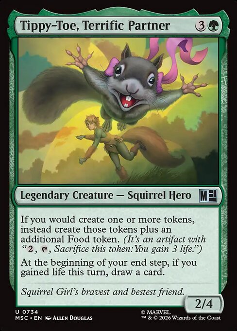 Tippy-Toe, Terrific Partner 734