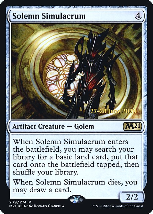 Solemn Simulacrum 239s