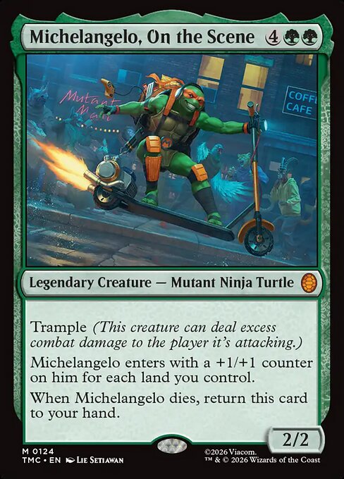 Michelangelo, On the Scene 124