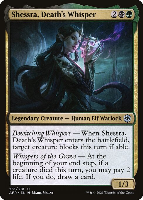 Shessra, Death's Whisper 231