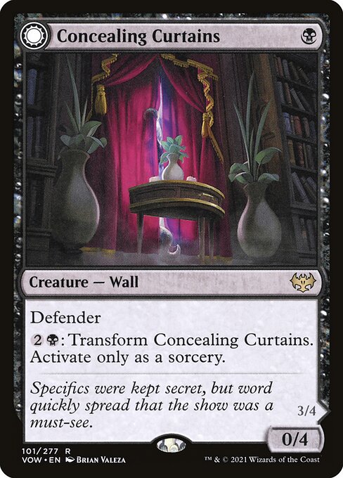 Concealing Curtains // Revealing Eye 101