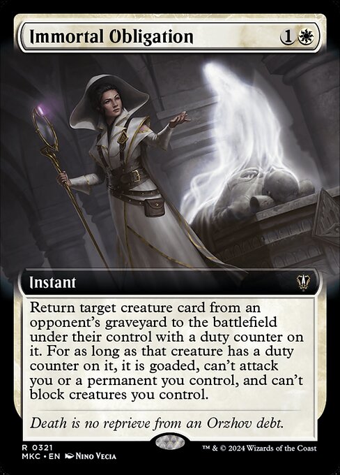 Immortal Obligation 321
