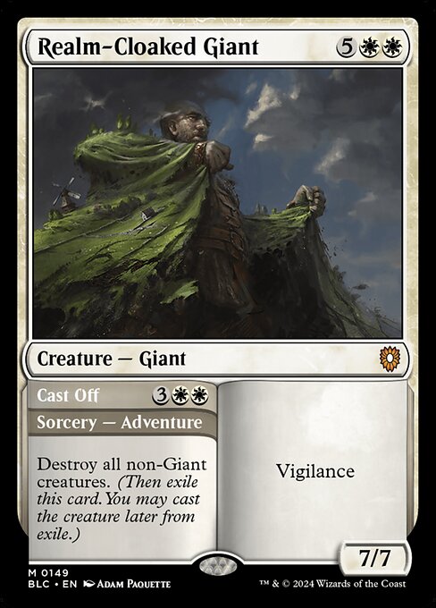 Realm-Cloaked Giant // Cast Off 149