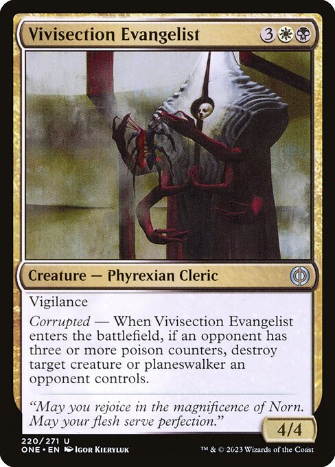 Vivisection Evangelist 220