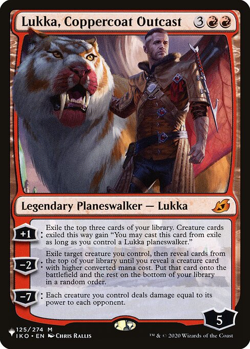 Lukka, Coppercoat Outcast IKO-125