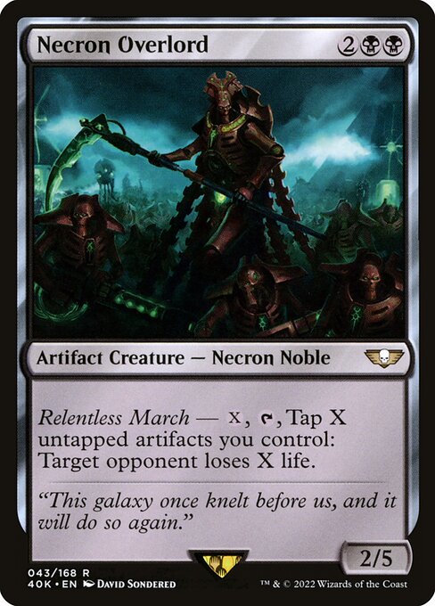 Necron Overlord 43