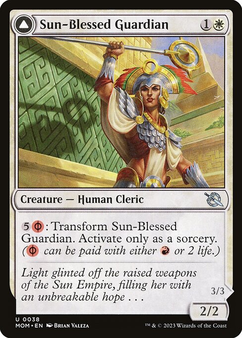 Sun-Blessed Guardian // Furnace-Blessed Conqueror 38