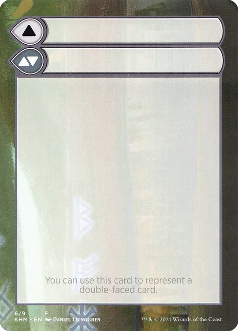 Double-Faced Substitute Card 6