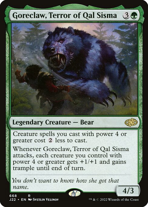 Goreclaw, Terror of Qal Sisma 668