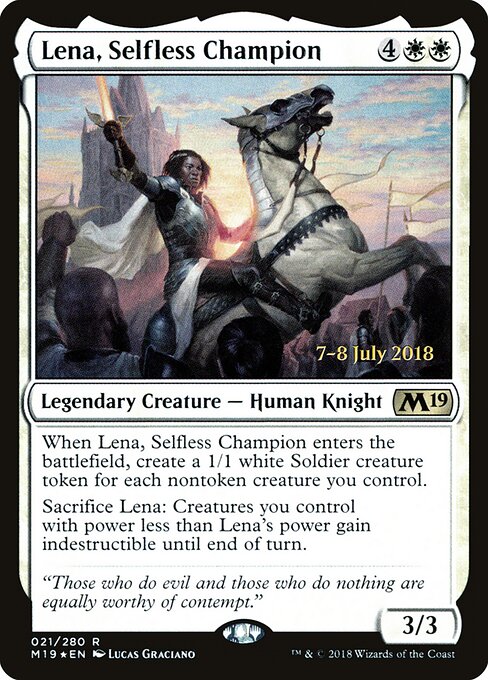Lena, Selfless Champion 21s