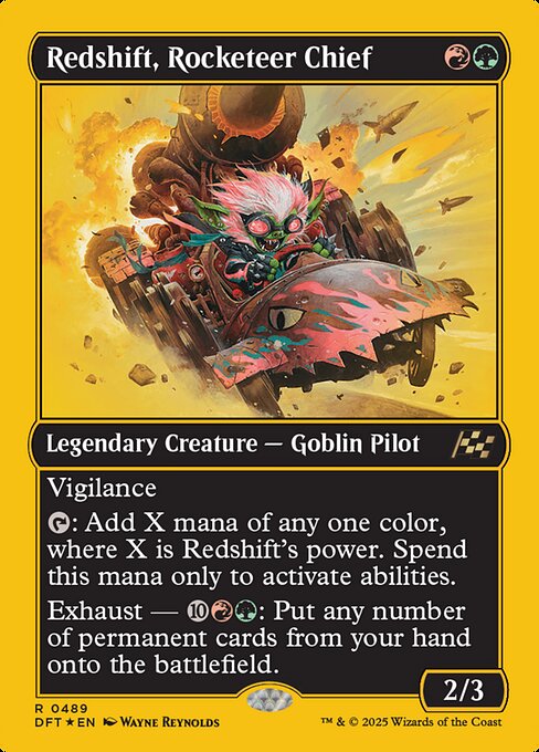 Redshift, Rocketeer Chief 489