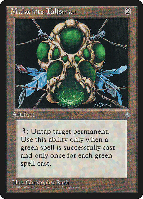 Malachite Talisman 328