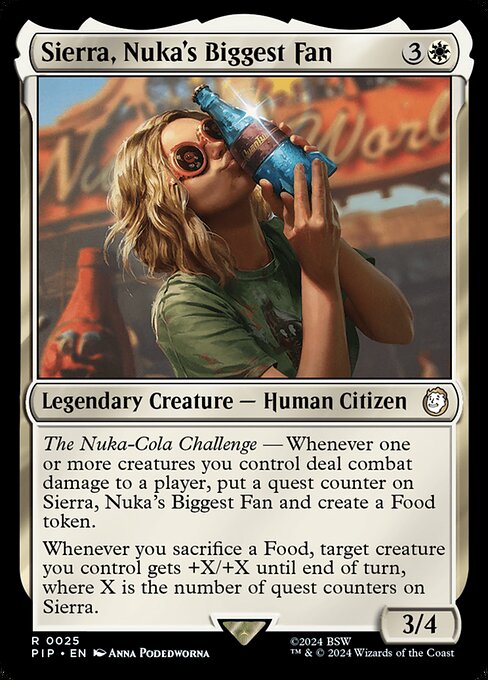 Sierra, Nuka's Biggest Fan 25