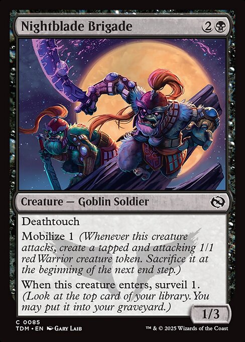 Nightblade Brigade 85