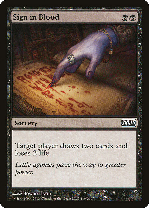 Sign in Blood 110