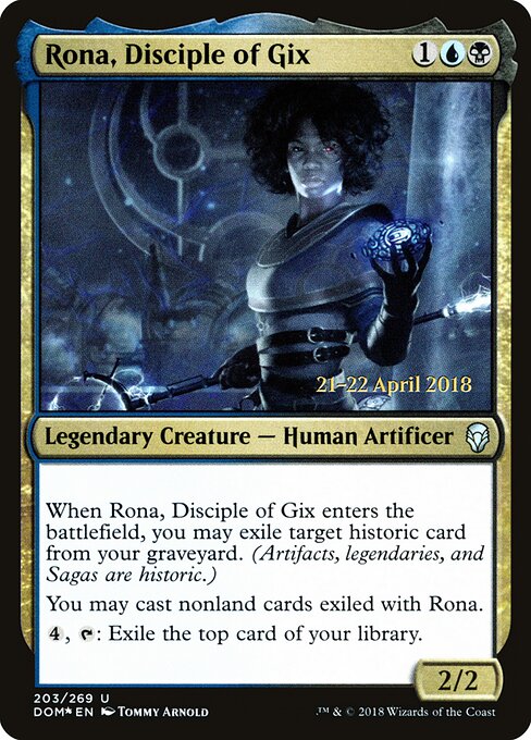 Rona, Disciple of Gix 203s