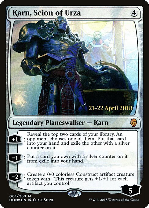 Karn, Scion of Urza 1s