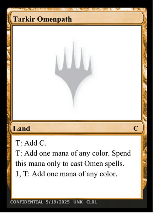 Tarkir Omenpath CL01