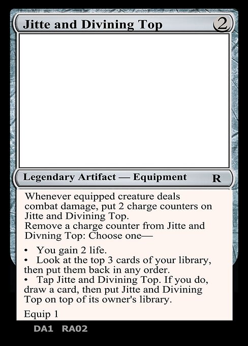 Jitte and Divining Top RA02c