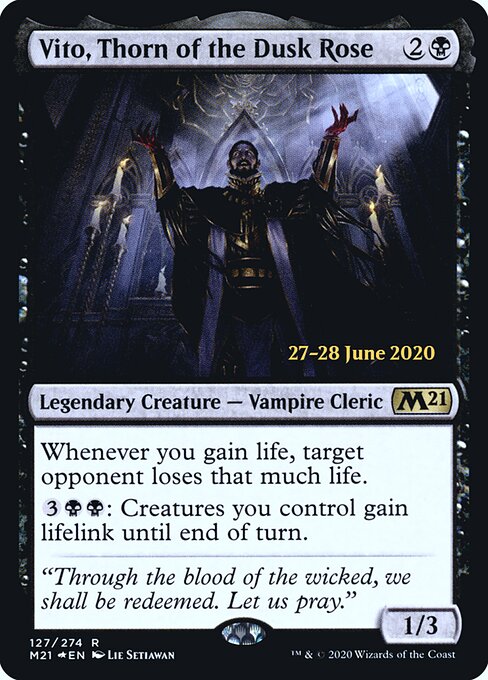 Vito, Thorn of the Dusk Rose 127s