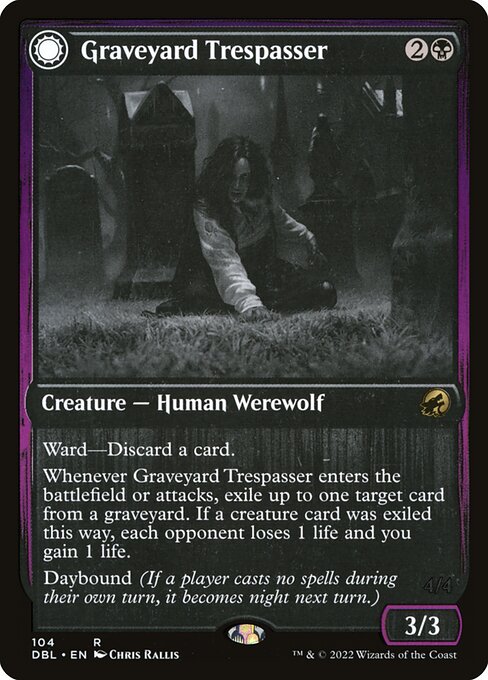 Graveyard Trespasser // Graveyard Glutton 104