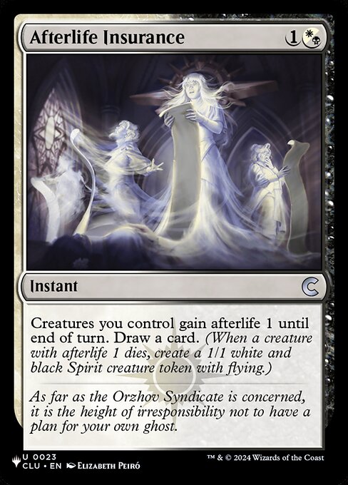 Afterlife Insurance CLU-23