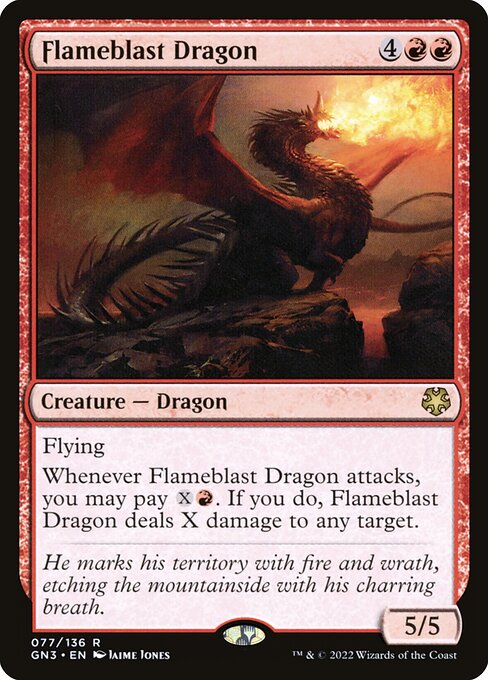 Flameblast Dragon 77