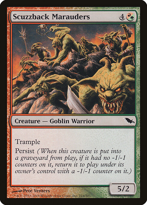 Scuzzback Marauders 216